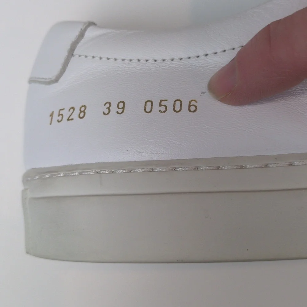 Common Projects Achilles Sneakers in White Leather Size EU 39 US Women's 9